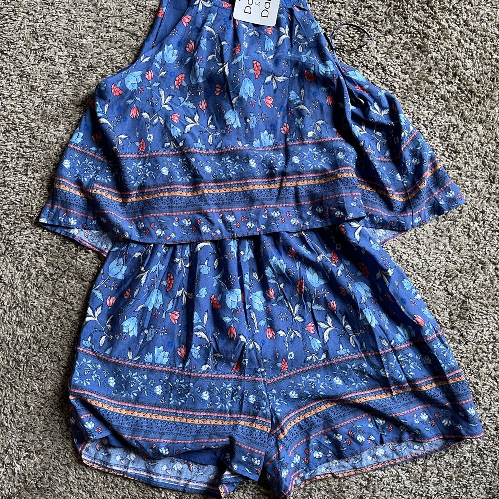 Blue Romper